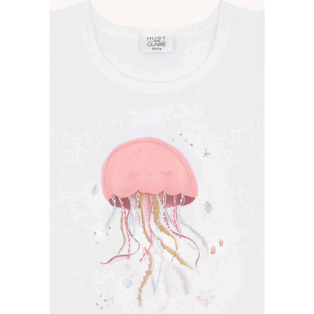 Hust & Claire HCAlma Goople T-shirt S/S 3246 White