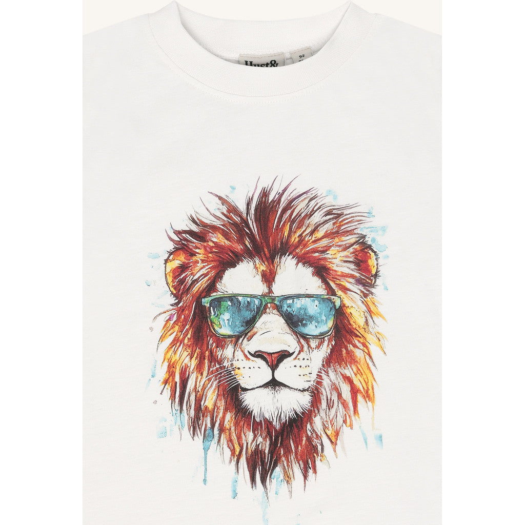 Hust & Claire HCAnton Lion T-shirt S/S 3270 Ivory