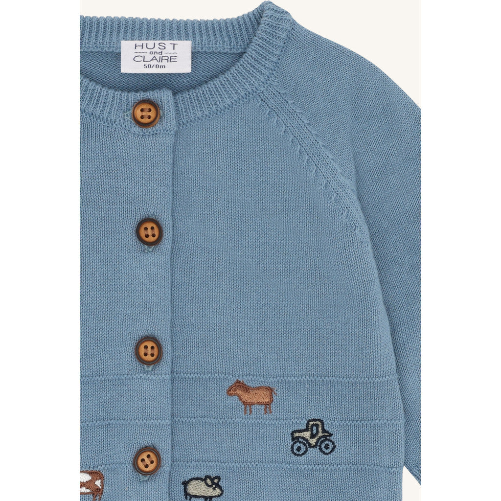 Hust & Claire HCCall Knit Cardigan 3157 Light Blue
