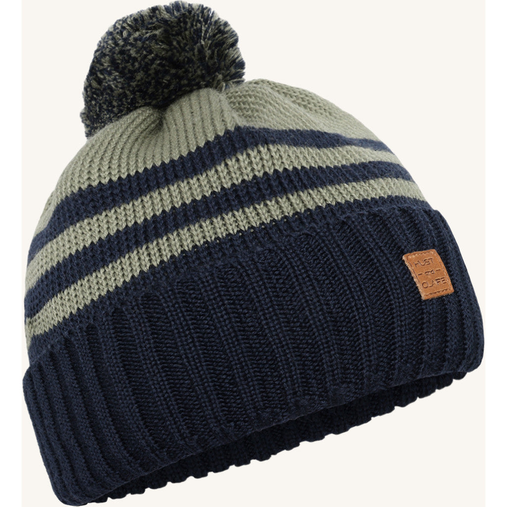 Hust & Claire HCFalke Knit Stripe Hat 4150 More Navy