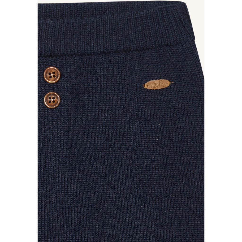 Hust & Claire HCGuri Wool Knit Trousers 4150 More Navy