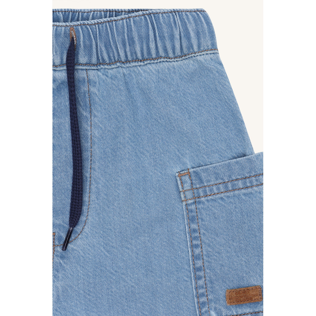 Hust & Claire HCHans Soft denim Shorts 33 Blue Denim