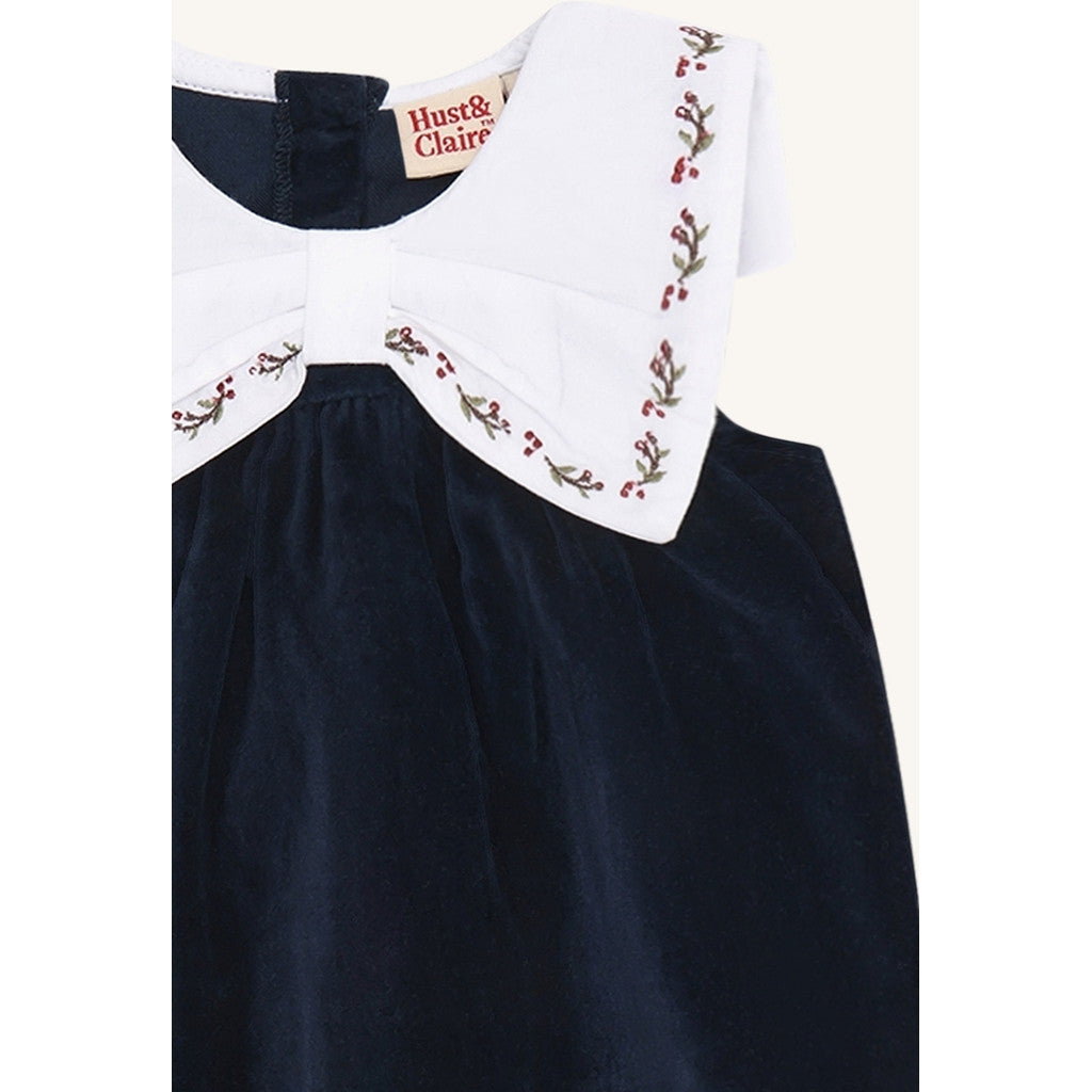 Hust & Claire HCKatinka collar Dresses 4150 More Navy