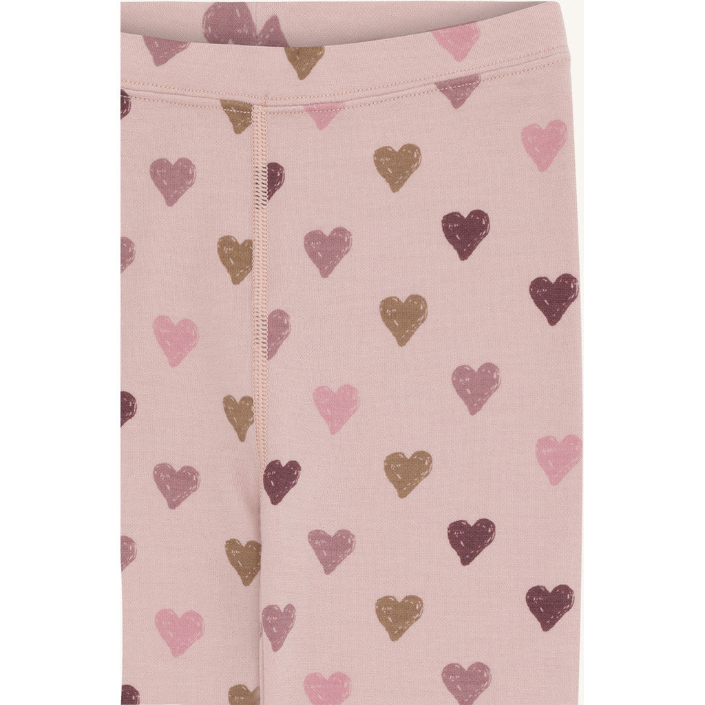 Hust & Claire HCLaki Hearts Leggings 3735 Adobe Rose