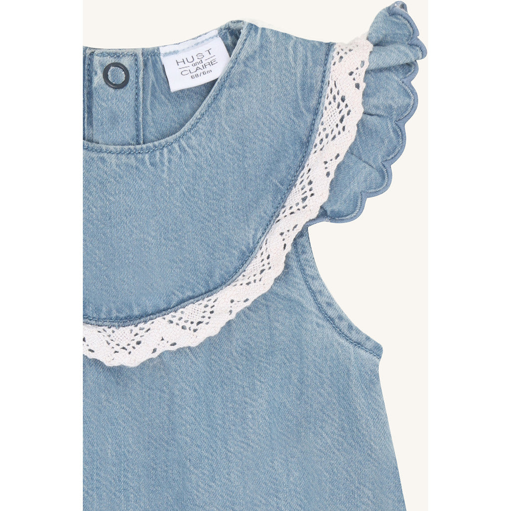 Hust & Claire HCMagie Denim Romper 33 Blue Denim