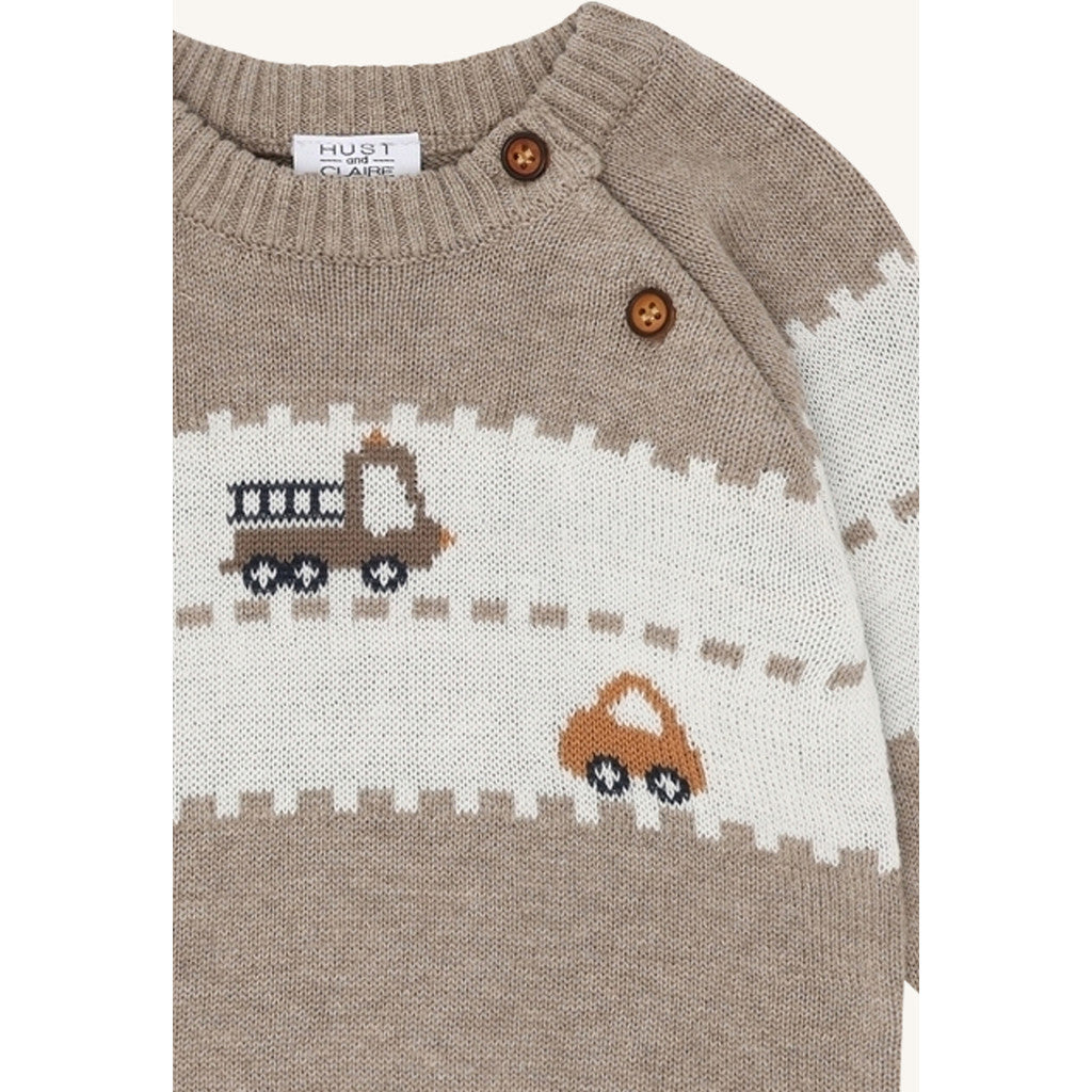 Hust & Claire HCPilou On the Road Pullover 1518 Sand Melange
