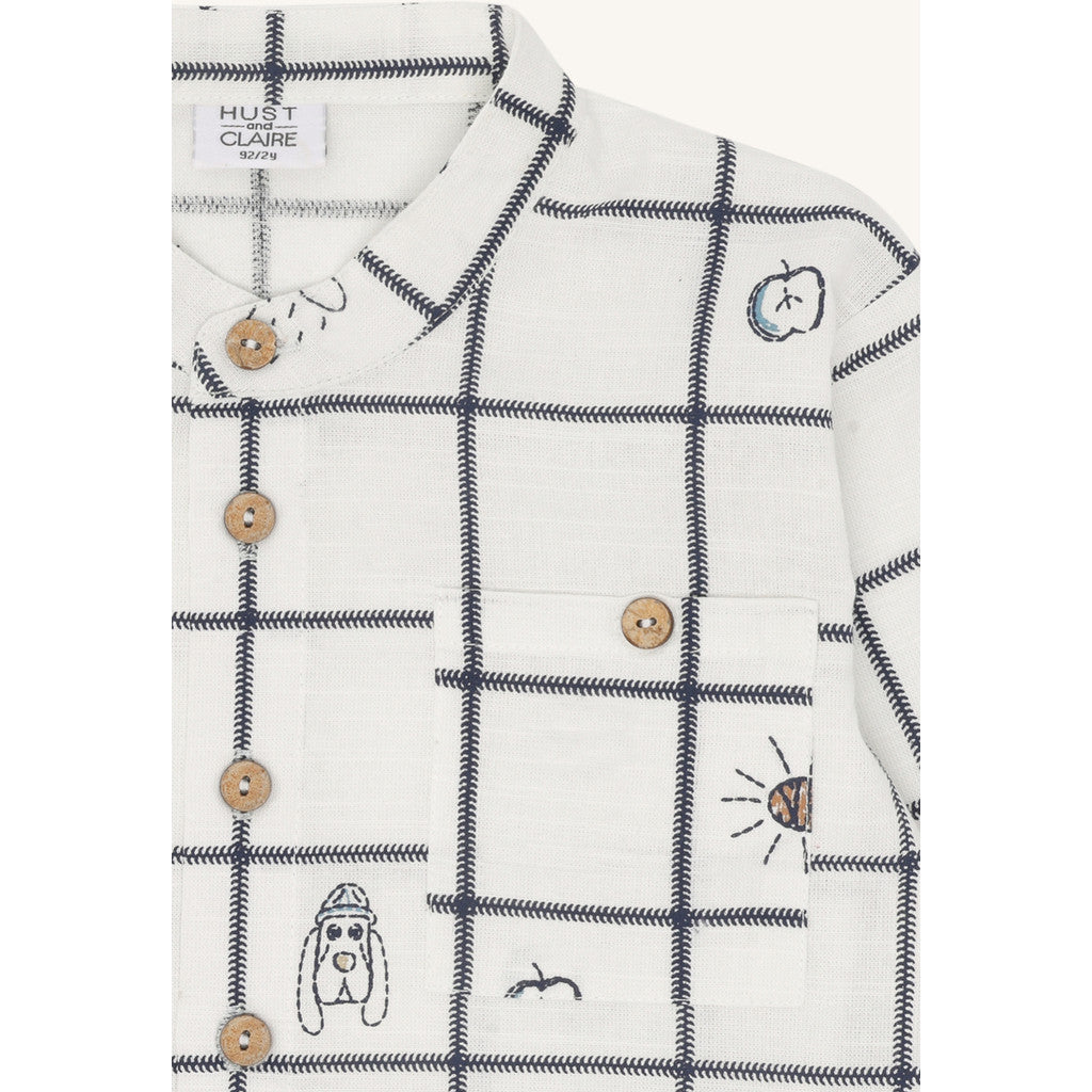 Hust & Claire HCRasser Carpet Puff Shirts 3270 Ivory