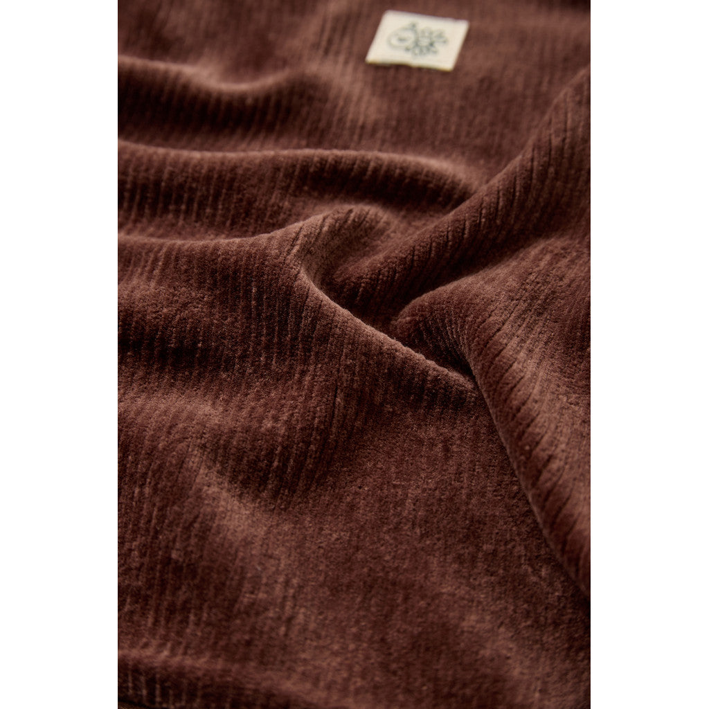 Hust & Claire HCSofus Ribbed velour Sweatshirt 4575 Soil