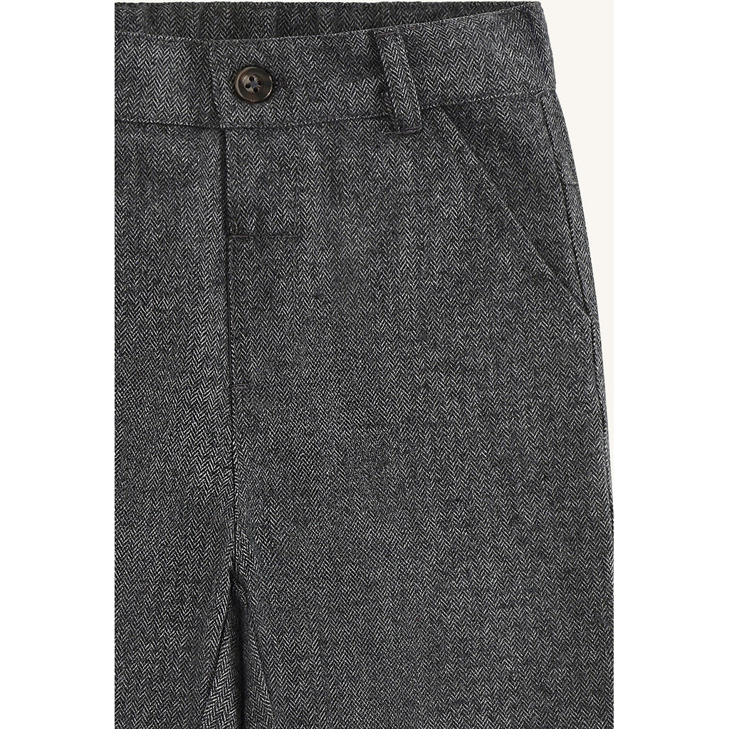 Hust & Claire HCTage Herringbone Trousers 1202 Grey Blend