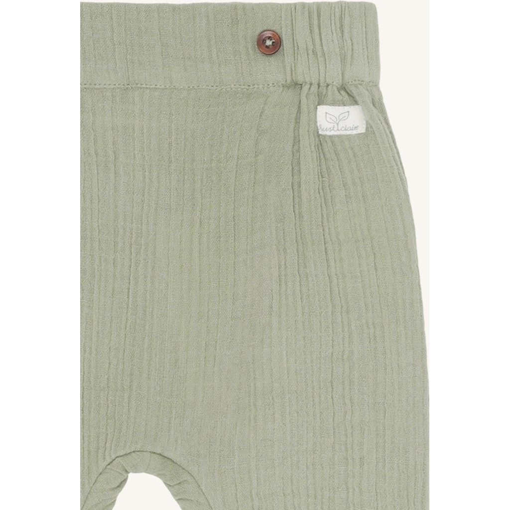 Hust & Claire HCThicco Muselin Trousers 4434 Light Green
