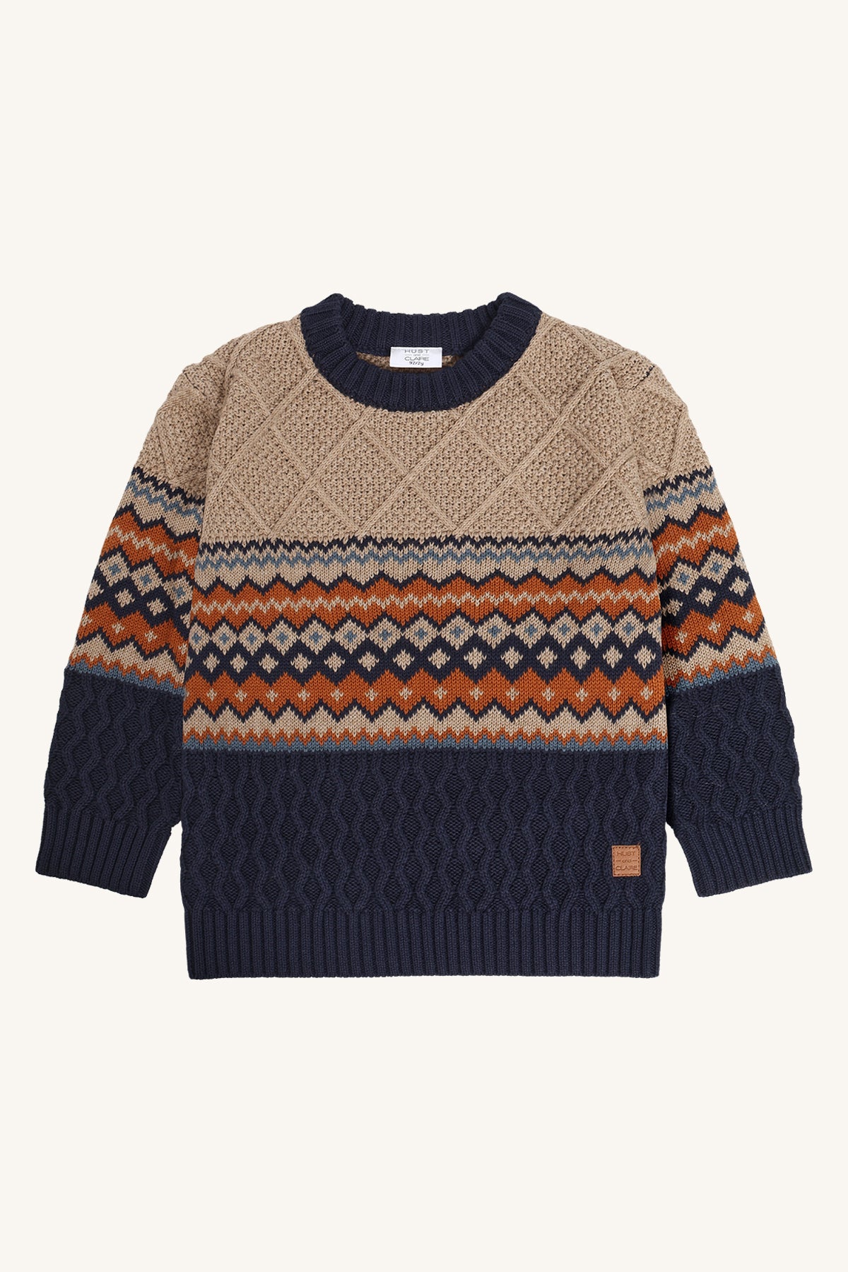 HCPelle Knit Colorblock Stripes - Color 3554