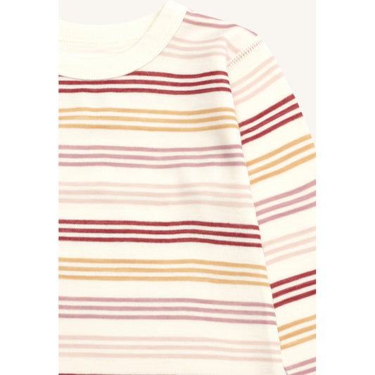 Hust & Claire HCAbba 3 Stripes T-shirt L/S 3290 Off White