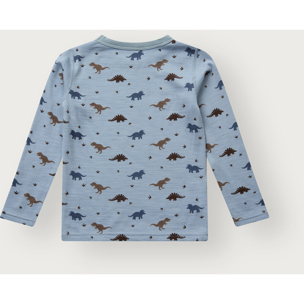Hust & Claire HCAbba Dino T-shirt L/S 4117 Baby Blue