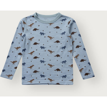 Hust & Claire HCAbba Dino T-shirt L/S 4117 Baby Blue