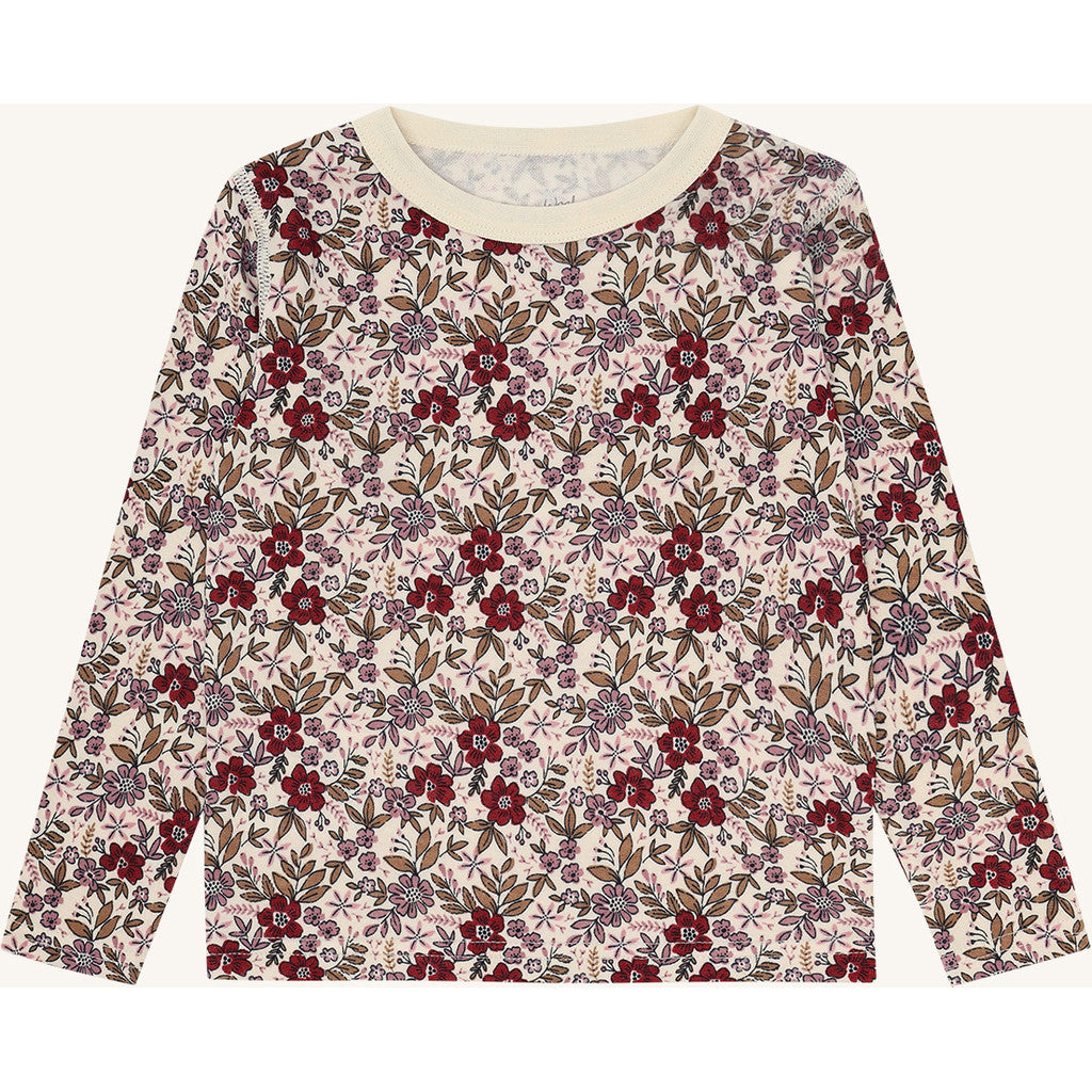 Hust & Claire HCAbba Flor T-shirt L/S 3290 Off White
