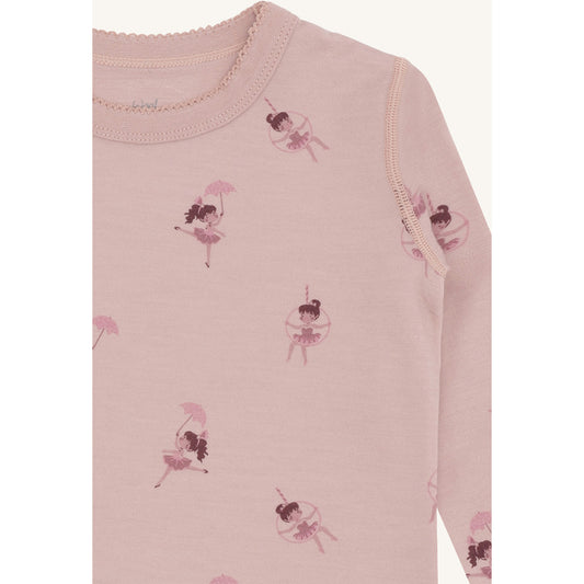 Hust & Claire HCAbba Line dancer T-shirt L/S 3735 Adobe Rose