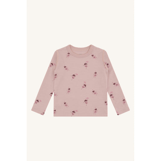Hust & Claire HCAbba Line dancer T-shirt L/S 3735 Adobe Rose