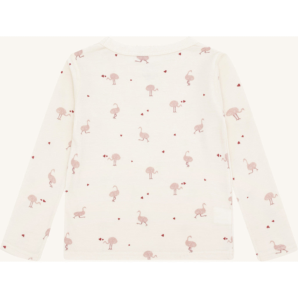 Hust & Claire HCAbba Ostrich T-shirt L/S 3290 Off White