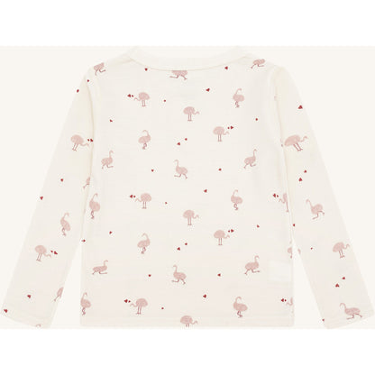 Hust & Claire HCAbba Ostrich T-shirt L/S 3290 Off White