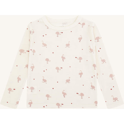 Hust & Claire HCAbba Ostrich T-shirt L/S 3290 Off White