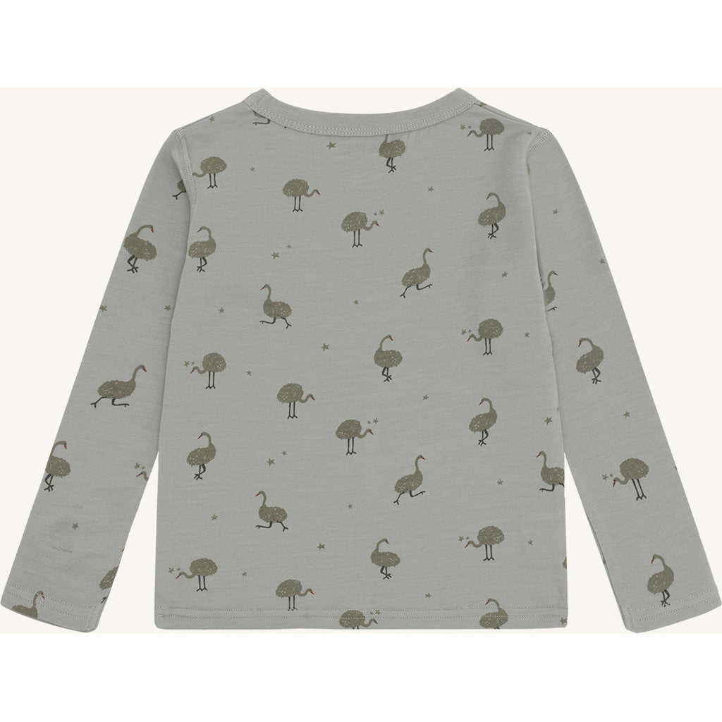 Hust & Claire HCAbba Ostrich T-shirt L/S 4440 Forest Fog