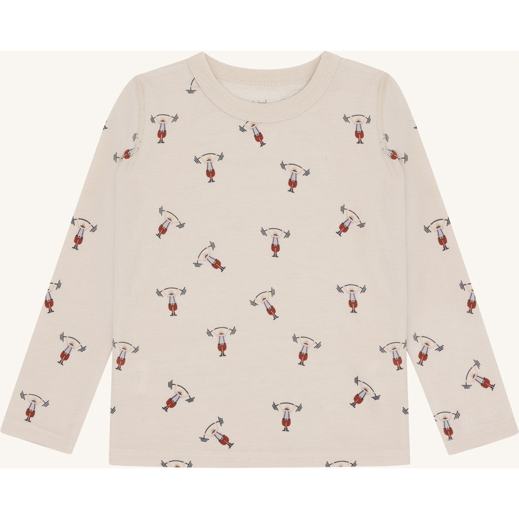 Hust & Claire HCAbba Strong Man T-shirt L/S 4501 French Oak