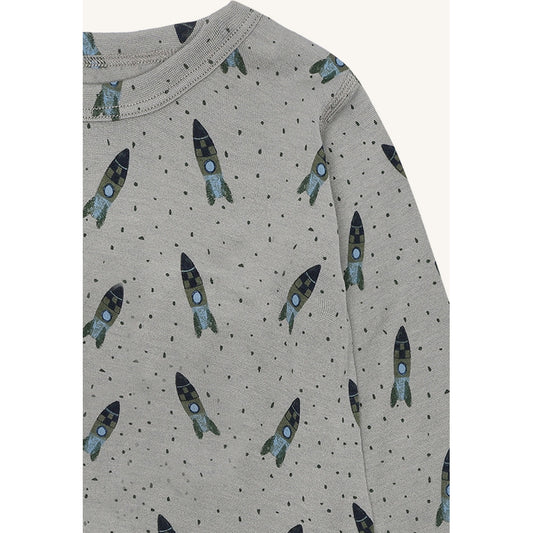 Hust & Claire HCAcel Rocket T-shirt L/S 4440 Forest Fog
