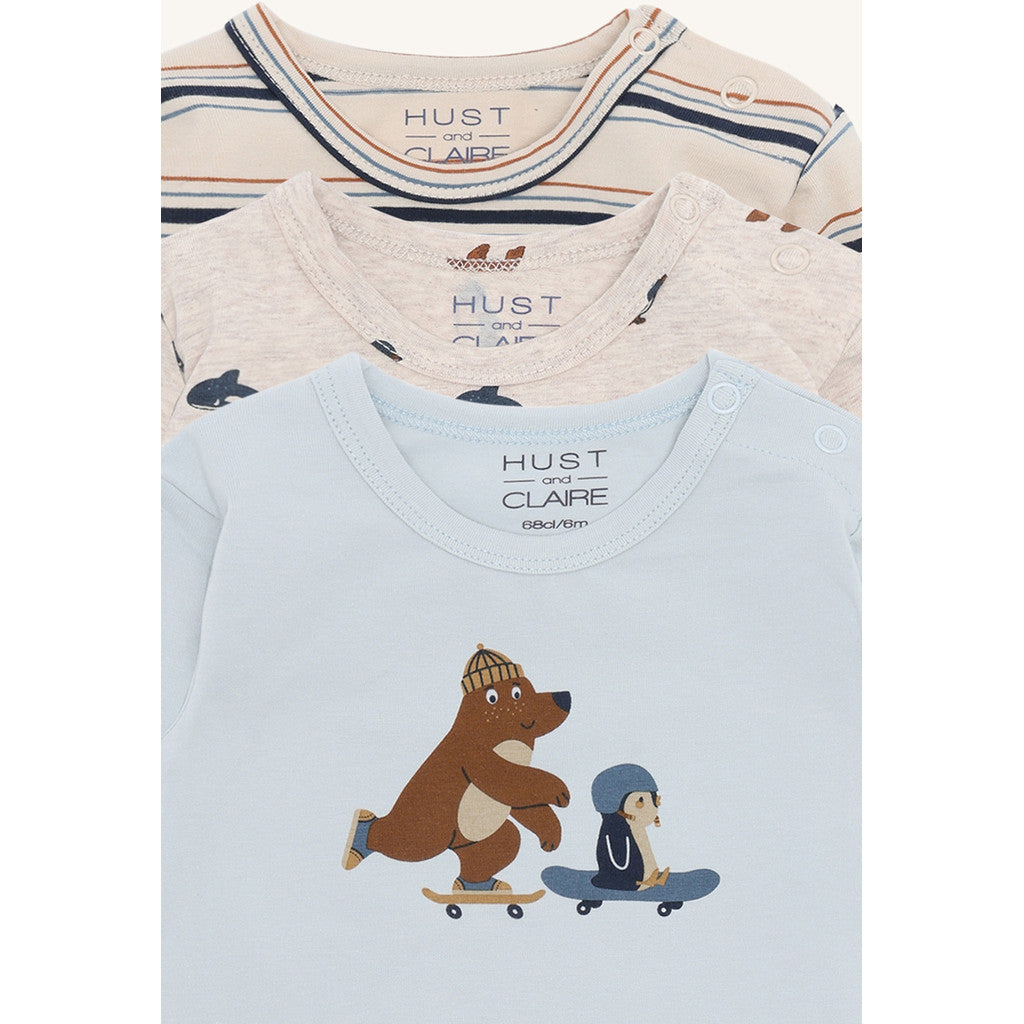 Hust & Claire HCAlbert Skater T-shirt L/S 3163 Light Blue
