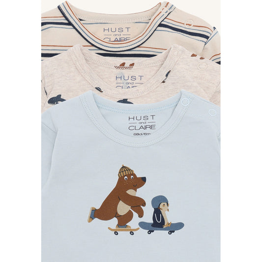 Hust & Claire HCAlbert Skater T-shirt L/S 3163 Light Blue