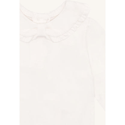 Hust & Claire HCAlma Big Collar T-shirt L/S 3260 Sugar