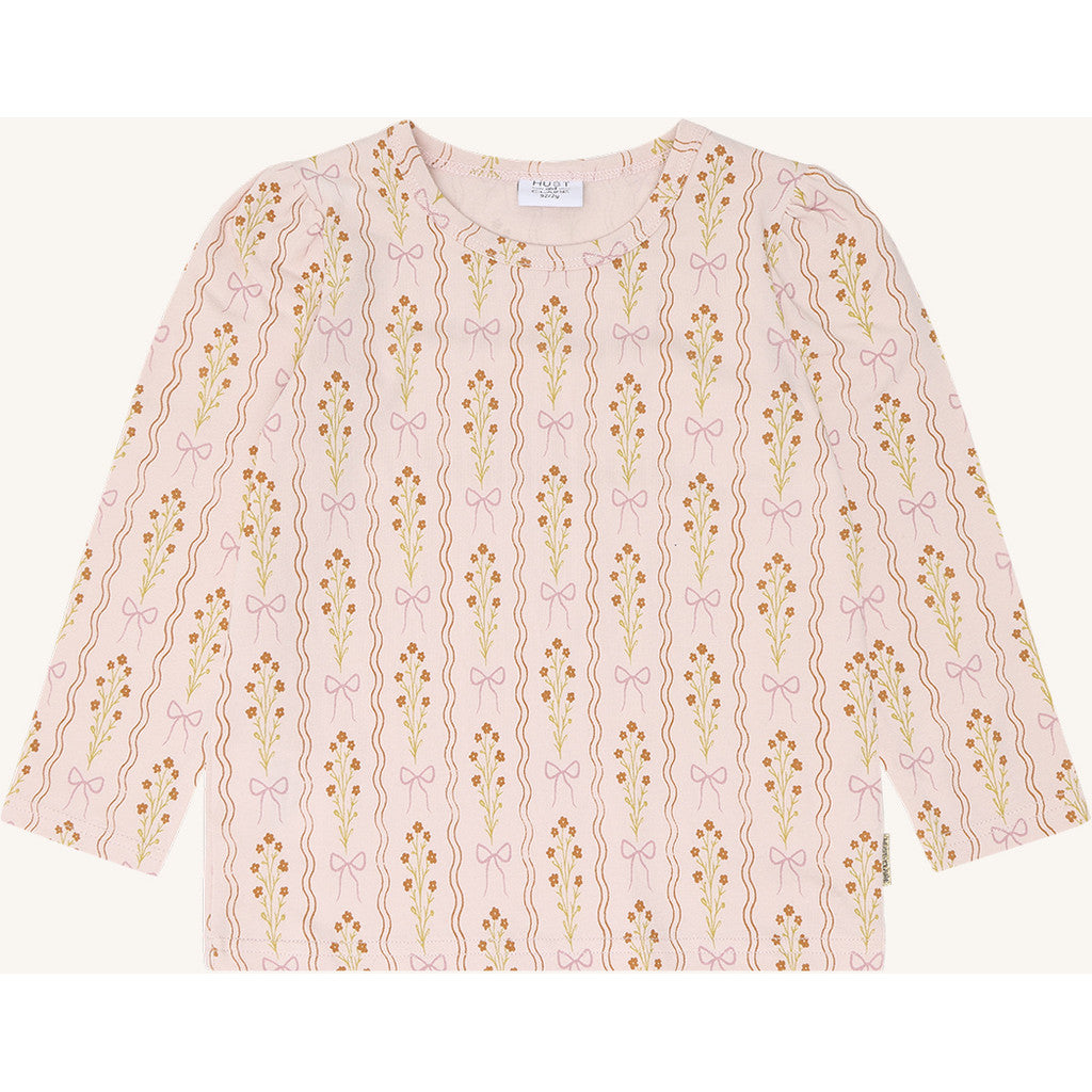 Hust & Claire HCAlma Boquet T-shirt L/S 3336 Hushed Pink