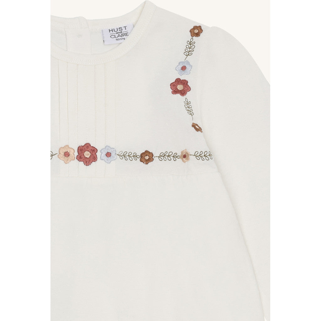 Hust & Claire HCAlma Dot structure T-shirt L/S 3260 Sugar