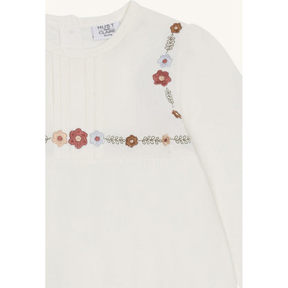 Hust & Claire HCAlma Dot structure T-shirt L/S 3260 Sugar