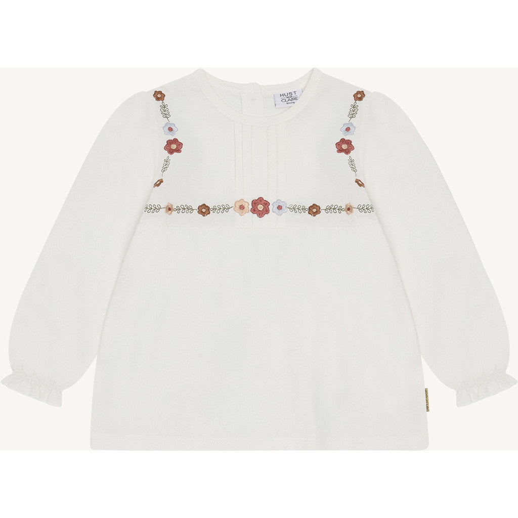 Hust & Claire HCAlma Dot structure T-shirt L/S 3260 Sugar