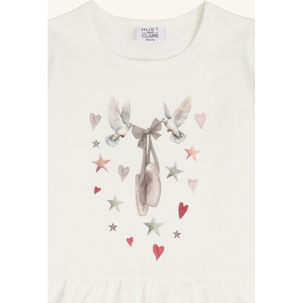 Hust & Claire HCAlma Dove T-shirt L/S 3270 Ivory