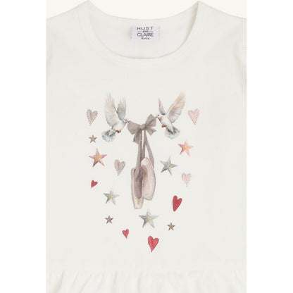 Hust & Claire HCAlma Dove T-shirt L/S 3270 Ivory