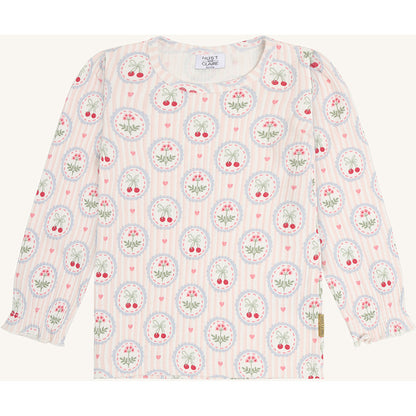 Hust & Claire HCAlma Frame T-shirt L/S 3270 Ivory