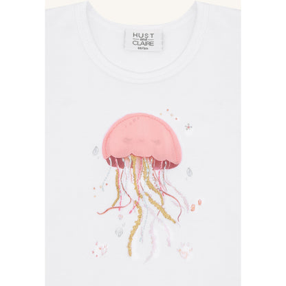 Hust & Claire HCAlma  Goople T-shirt S/S 3246 White