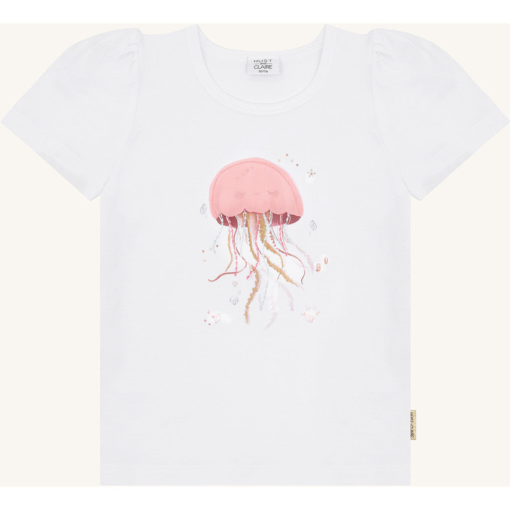 Hust & Claire HCAlma  Goople T-shirt S/S 3246 White