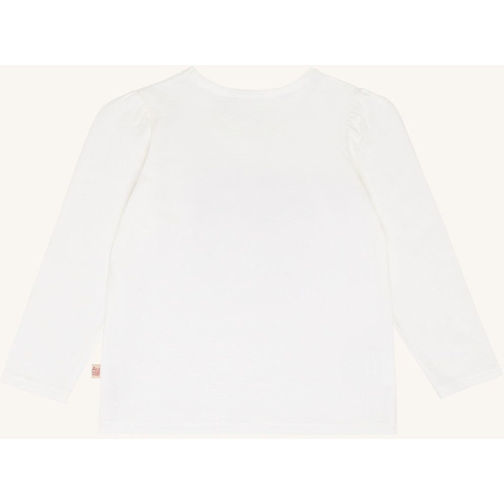 Hust & Claire HCAlma Heart T-shirt L/S 3270 Ivory