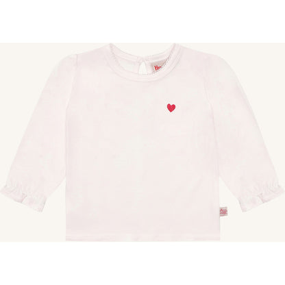 Hust & Claire HCAlma Heart T-shirt L/S 3260 Sugar
