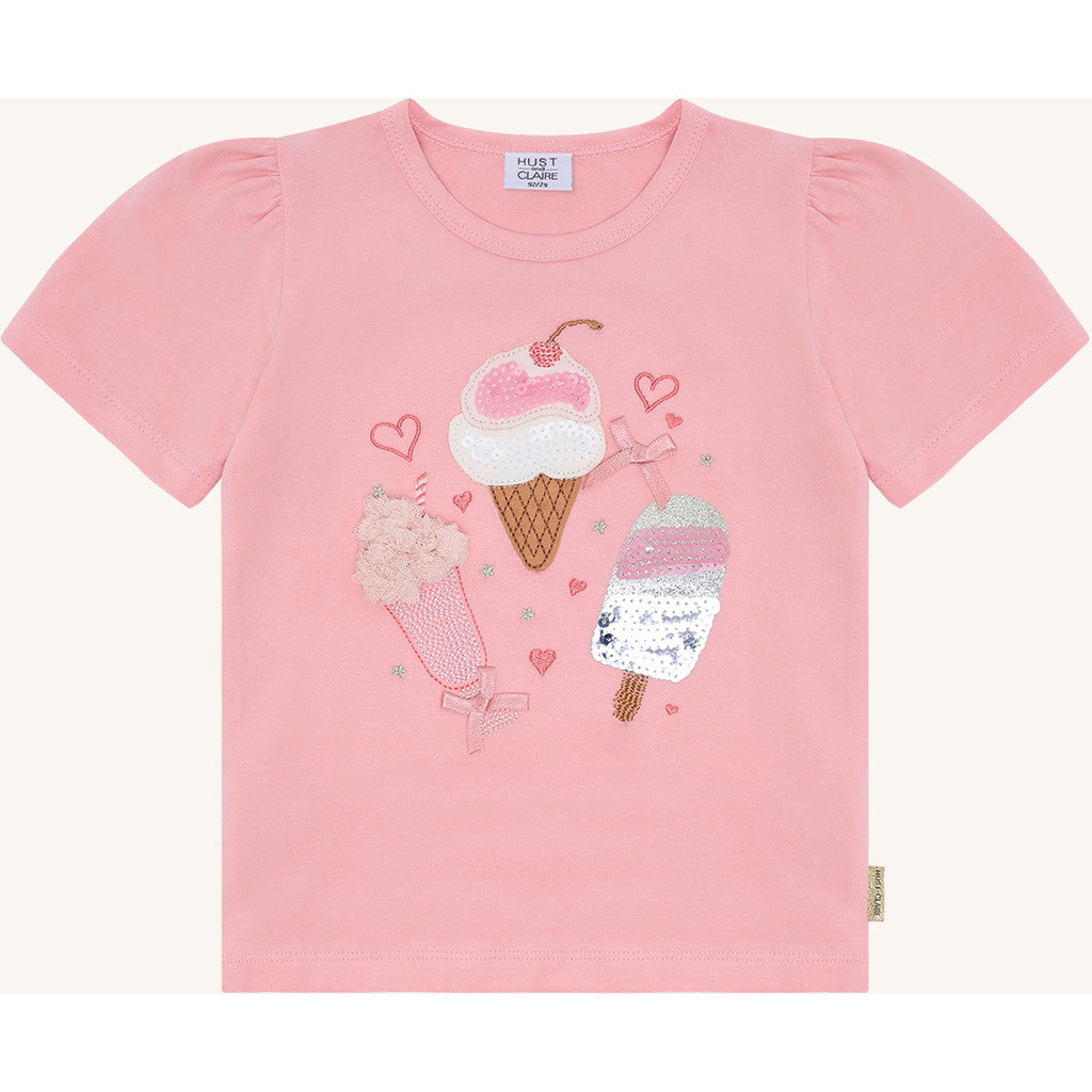 Hust & Claire HCAlma Ice cream T-shirt S/S 3761 Shell