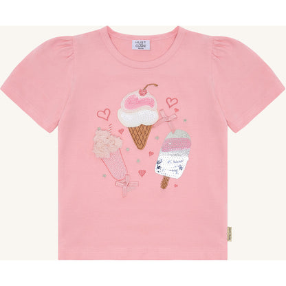 Hust & Claire HCAlma Ice cream T-shirt S/S 3761 Shell