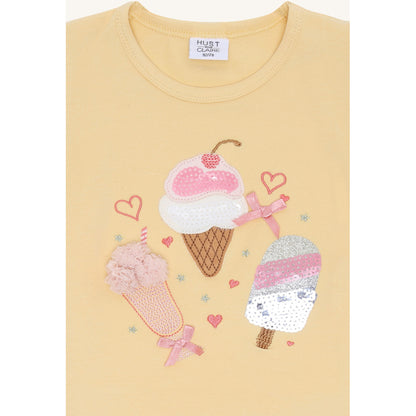 Hust & Claire HCAlma Ice cream T-shirt S/S 4614 Nectar