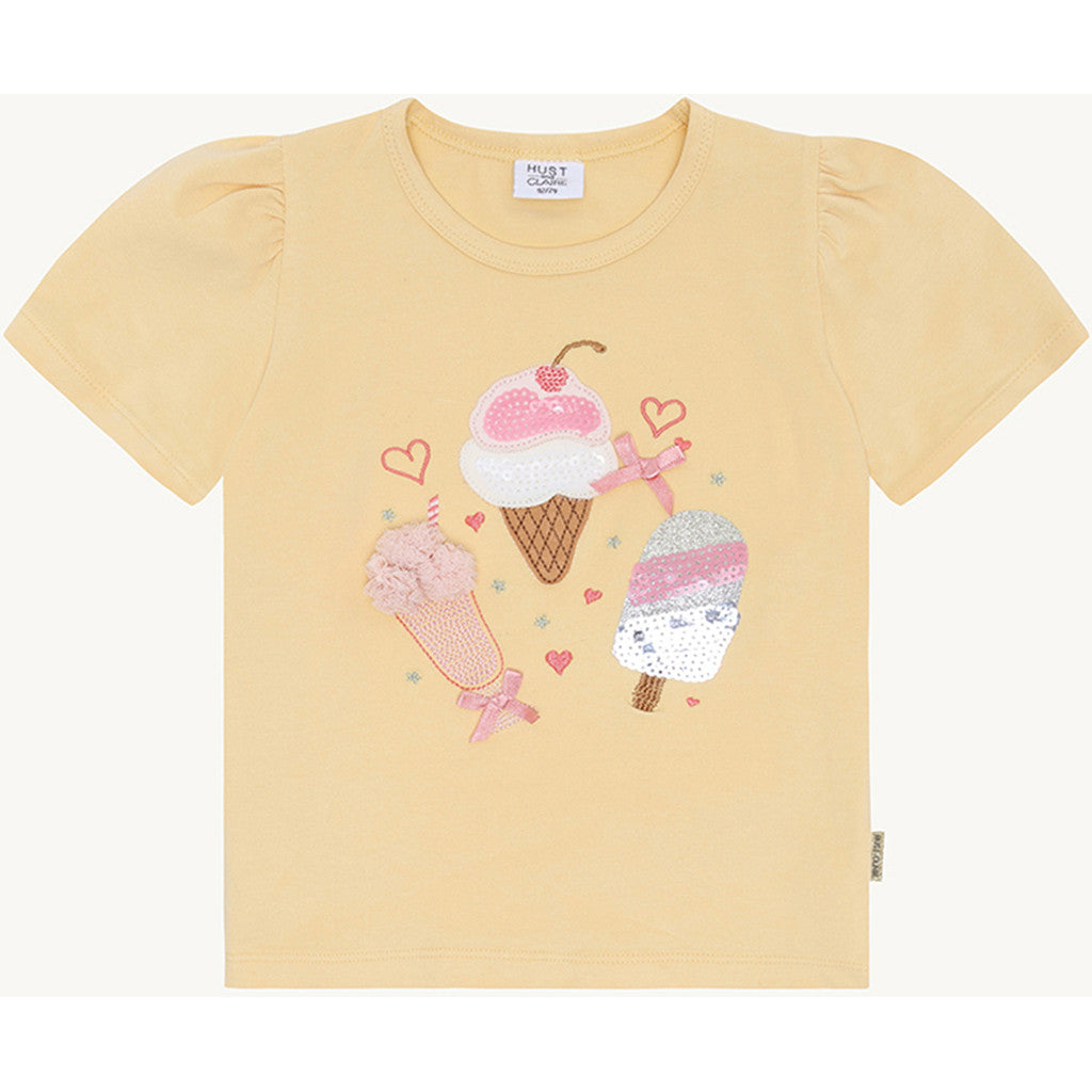 Hust & Claire HCAlma Ice cream T-shirt S/S 4614 Nectar