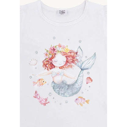 Hust & Claire HCAlma Mermaid T-shirt S/S 3246 White
