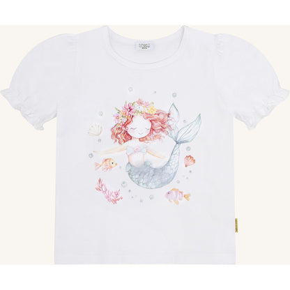 Hust & Claire HCAlma Mermaid T-shirt S/S 3246 White