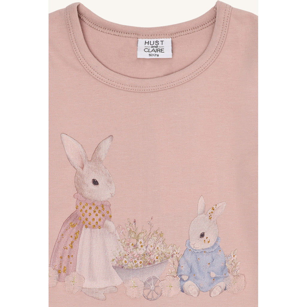 Hust & Claire HCAlma Mum and me T-shirt L/S 3735 Adobe Rose