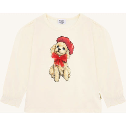 Hust & Claire HCAlma Poodle T-shirt L/S 3270 Ivory