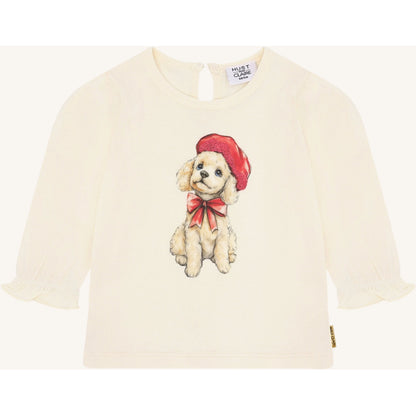 Hust & Claire HCAlma Poodle T-shirt L/S 3270 Ivory